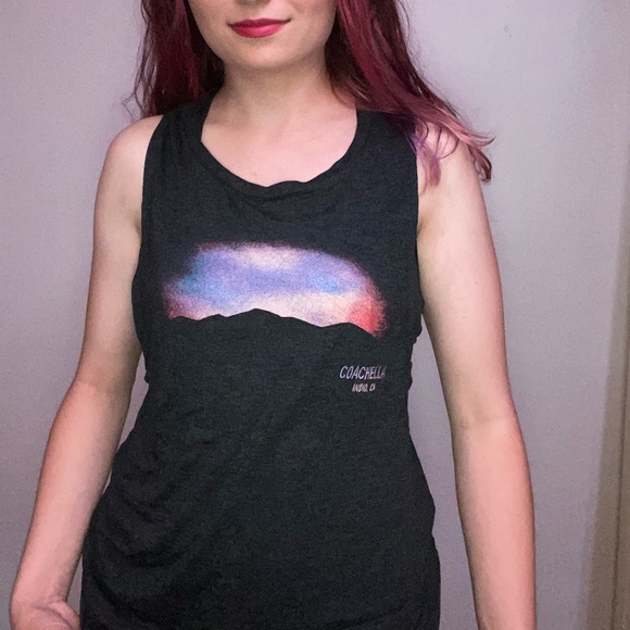 Gray 2018 Coachella tank top - Picture 4 of 4